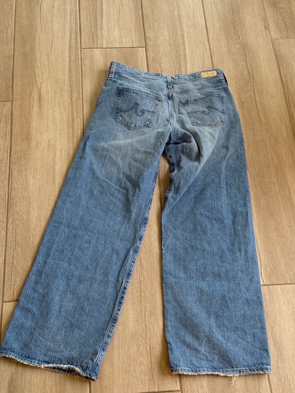 Viral AG Adriano Goldschmidt Adria low rise wide leg jeans size 29 - Picture 2 of 4